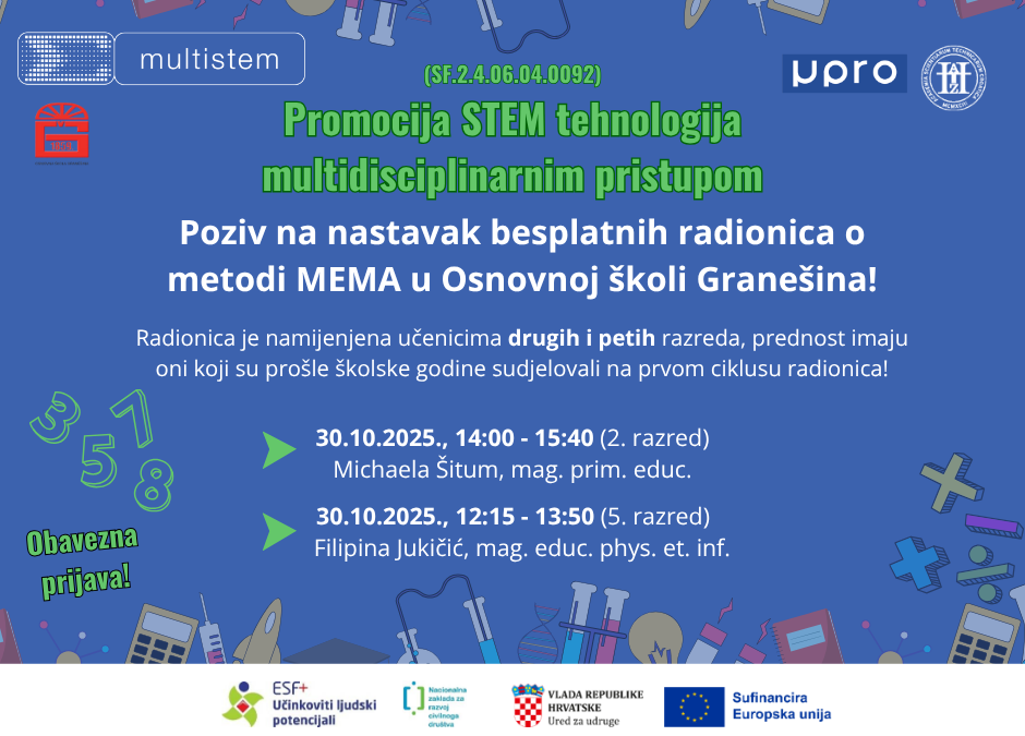 Novi ciklus radionica – MULTISTEM